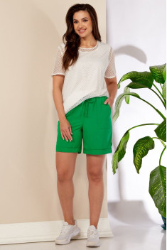 Женский комплект с шортами Aira Style 969 зеленый