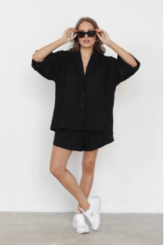 Женский комплект с шортами LA LIBERTE LS03 черный