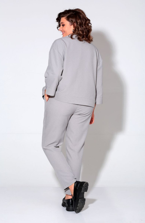 Брючный костюм Liona Style 881 серый