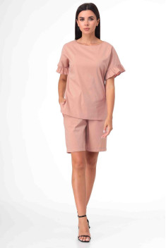 Женский комплект с шортами Talia fashion 360 пыльная_роза