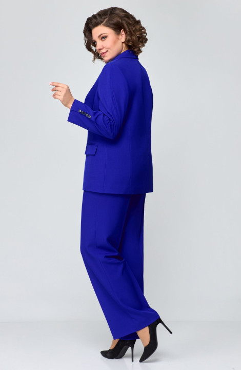 Брючный костюм Мишель стиль 1177 синий