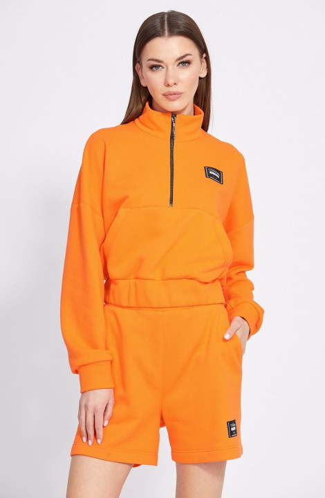 Женский комплект с шортами EOLA 2392 оранжевый
