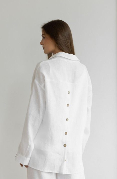 Женский комплект с шортами Atelero 1055 белый