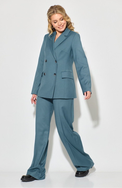 Брючный костюм Chumakova Fashion 125 голубой