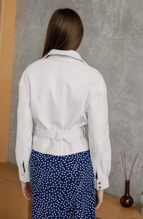 Женская куртка InterFino 78-2023 белый
