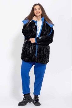 Женская куртка Mislana С851 черно-синий