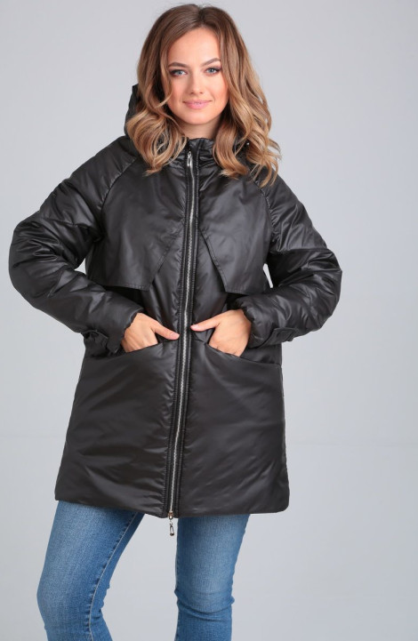 Женская куртка Modema м.1036/3 черный