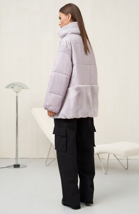 Женская куртка Fantazia Mod 4608 серебряно-розовый