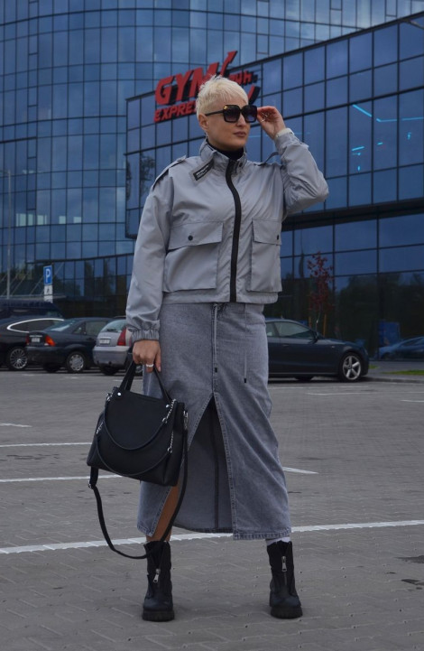 Женская куртка DOGGI 9005/1 серый