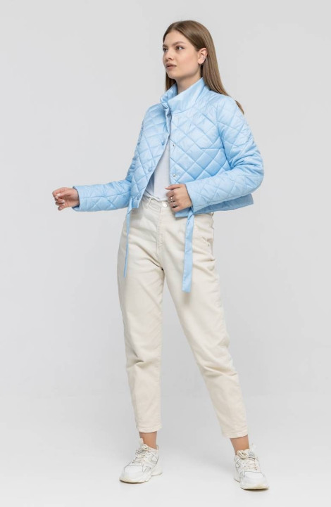 Женская куртка InterFino 80-2022 голубой