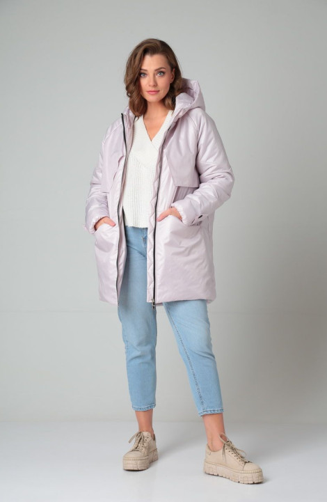 Женская куртка Modema м.1036/2 кремово-розовый