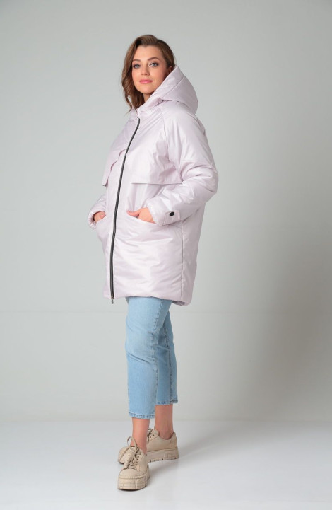 Женская куртка Modema м.1036/2 кремово-розовый