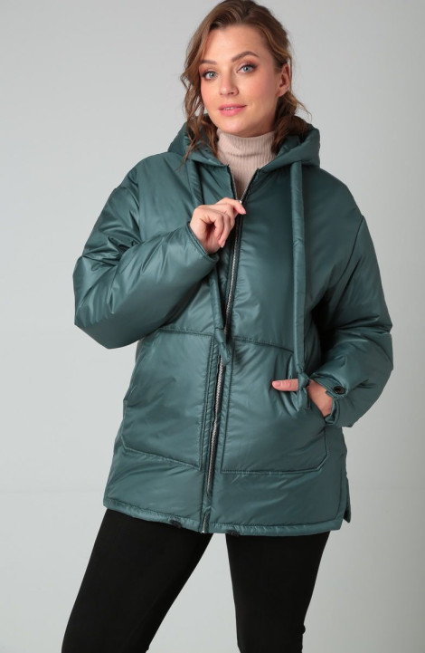 Женская куртка Modema м.1041/1 темно-зеленый