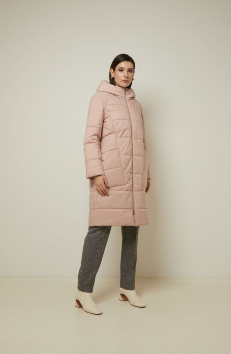 Женское пальто Elema 5-12590-1-164 пудра