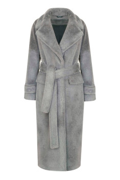 Пальто Elema 1-961-164 серый