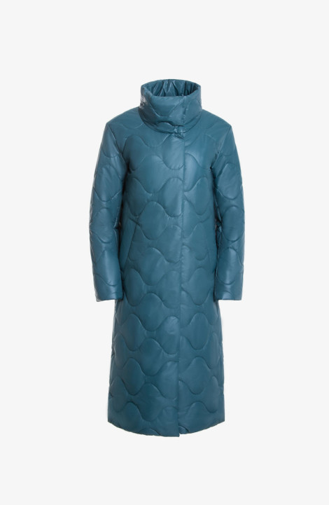 Женское пальто Elema 5-11117-1-164 изумруд