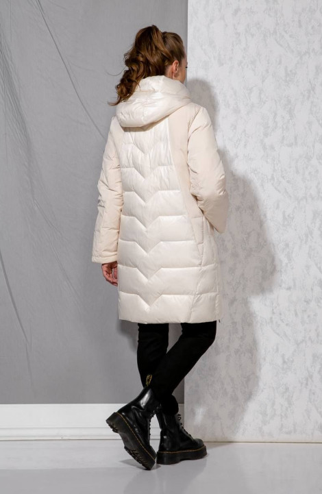 Женское пальто Beautiful&Free 4076 молочный