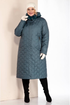 Женское пальто Shetti 2040 изумруд