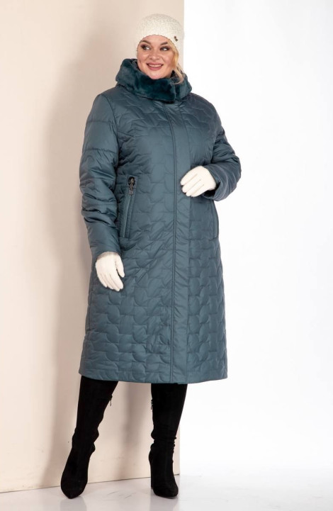 Женское пальто Shetti 2040 изумруд