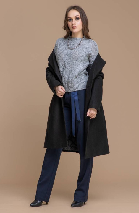 Женское пальто Domna 8310 черный(164)