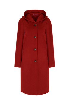 Женское пальто Elema 1-91-164 красный