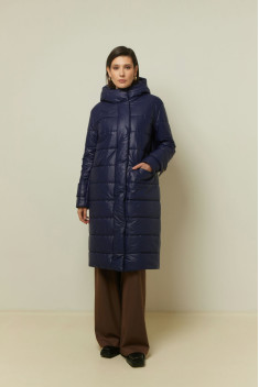 Женское пальто Elema 5-13059-1-164 сине-фиолетовый