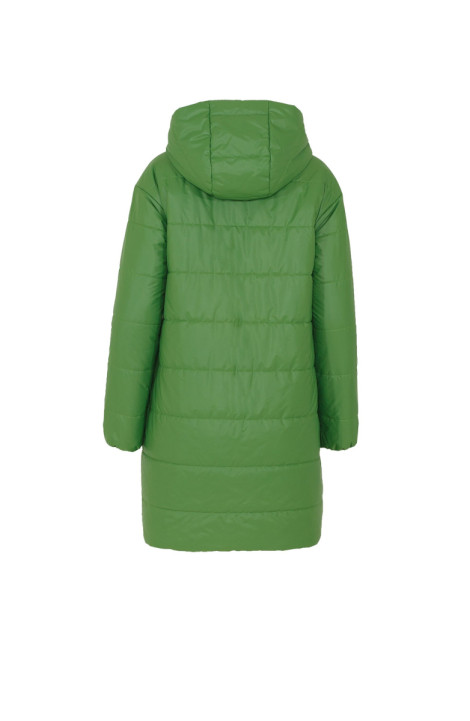 Пальто Elema 5-11105-2-170 зелёный/чёрный