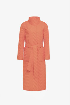 Женское пальто Elema 5-11648-1-164 светло-оранжевый