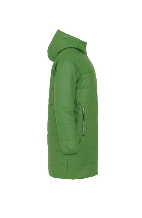 Женское пальто Elema 5-11105-2-170 зелёный/чёрный