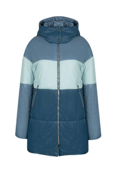 Женское пальто Elema 5-11085-1-170 серо-голубой