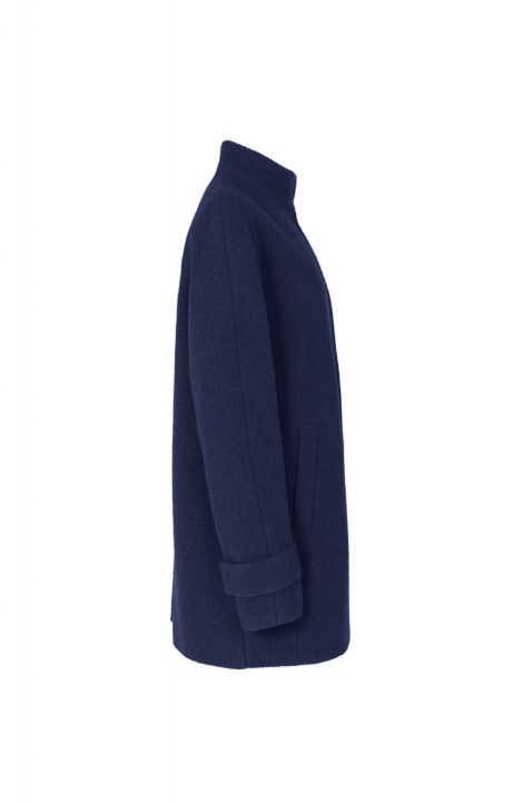Женское пальто Elema 1-12465-1-164 тёмно-синий