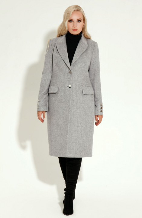 Женское пальто Панда 6970z серый