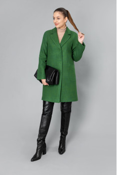 Женское пальто Elema 6-10446-1-170 зеленый