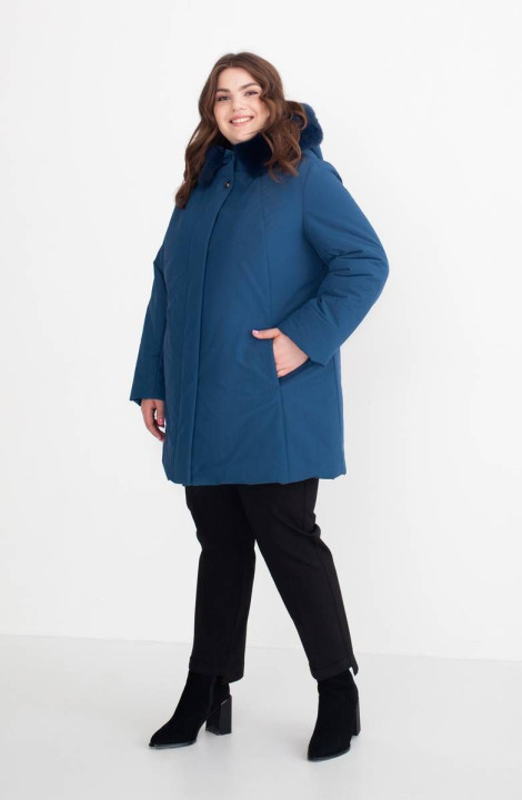 Женское пальто Bugalux 437 170-цвет изумруд