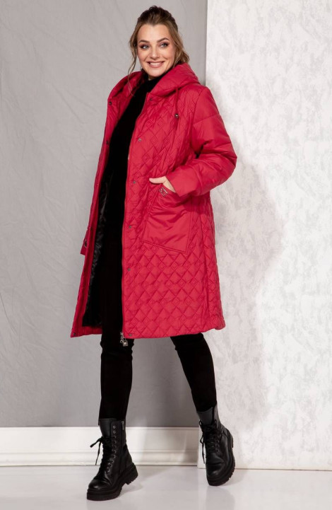 Женское пальто Beautiful&Free 4085 красный