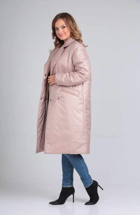 Женское пальто Modema м.1039/2 бежевый