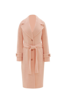 Женское пальто Elema 1-12029-1-164 розовый