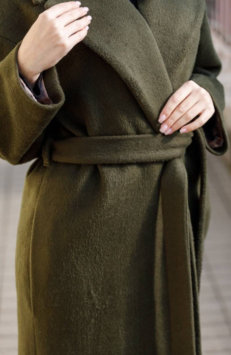 Женское пальто Ivera 7006 зеленый