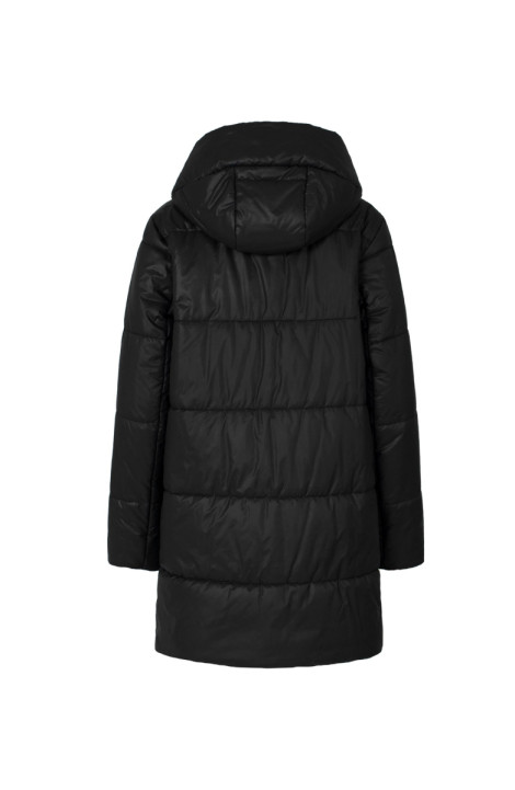 Женское пальто Elema 5-12824-1-170 чёрный/красный