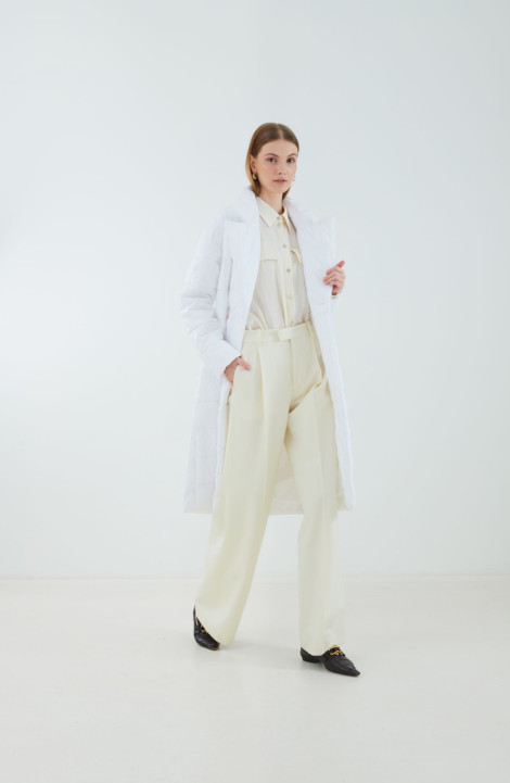 Женское пальто Elema 5-12405-1-164 белый