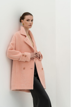 Пальто Elema 1-12028-1-164 розовый