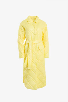 Женское пальто Elema 5-11242-1-164 жёлтый