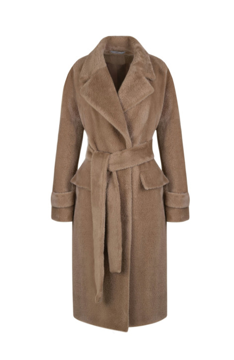 Женское пальто Elema 1-13052-1-164 бежевый