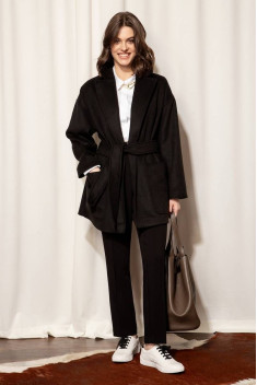 Женское пальто Nova Line 10374 черный