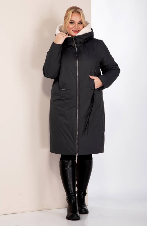 Женское пальто Shetti 2102 темный_графит