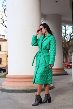 Женское пальто S.O.L O Me И5 зелёный