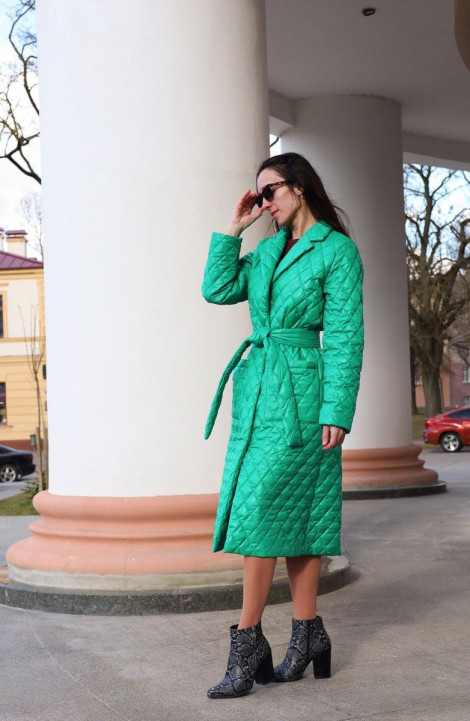 Женское пальто S.O.L O Me И5 зелёный