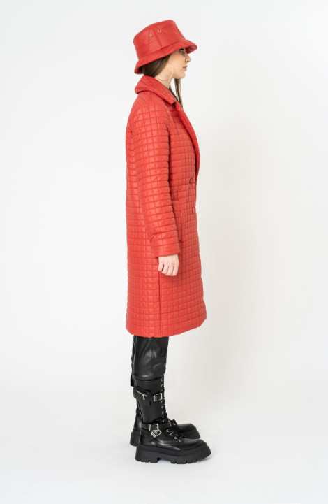 Женское пальто Elema 5-10518-1-164 терракот