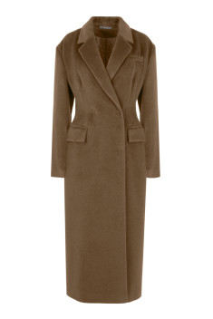 Женское пальто Elema 1-09-164 коричневый