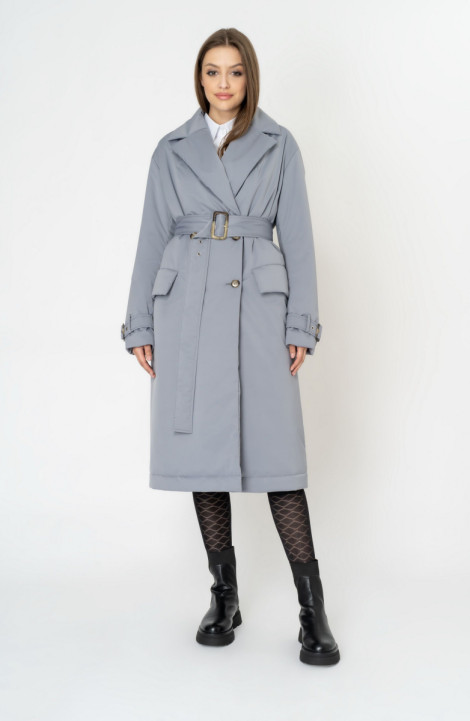 Женское пальто Elema 5-11644-1-170 серый